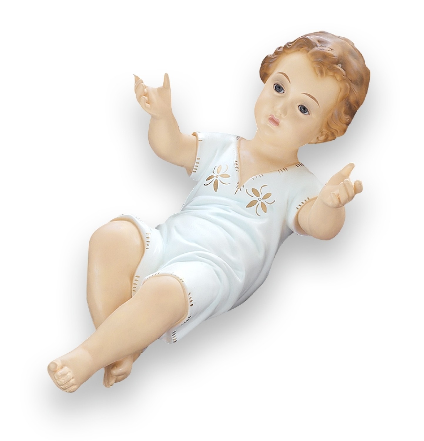 infant Jesus - hand decorated resin and Laboratorio Gruppo Liturgico