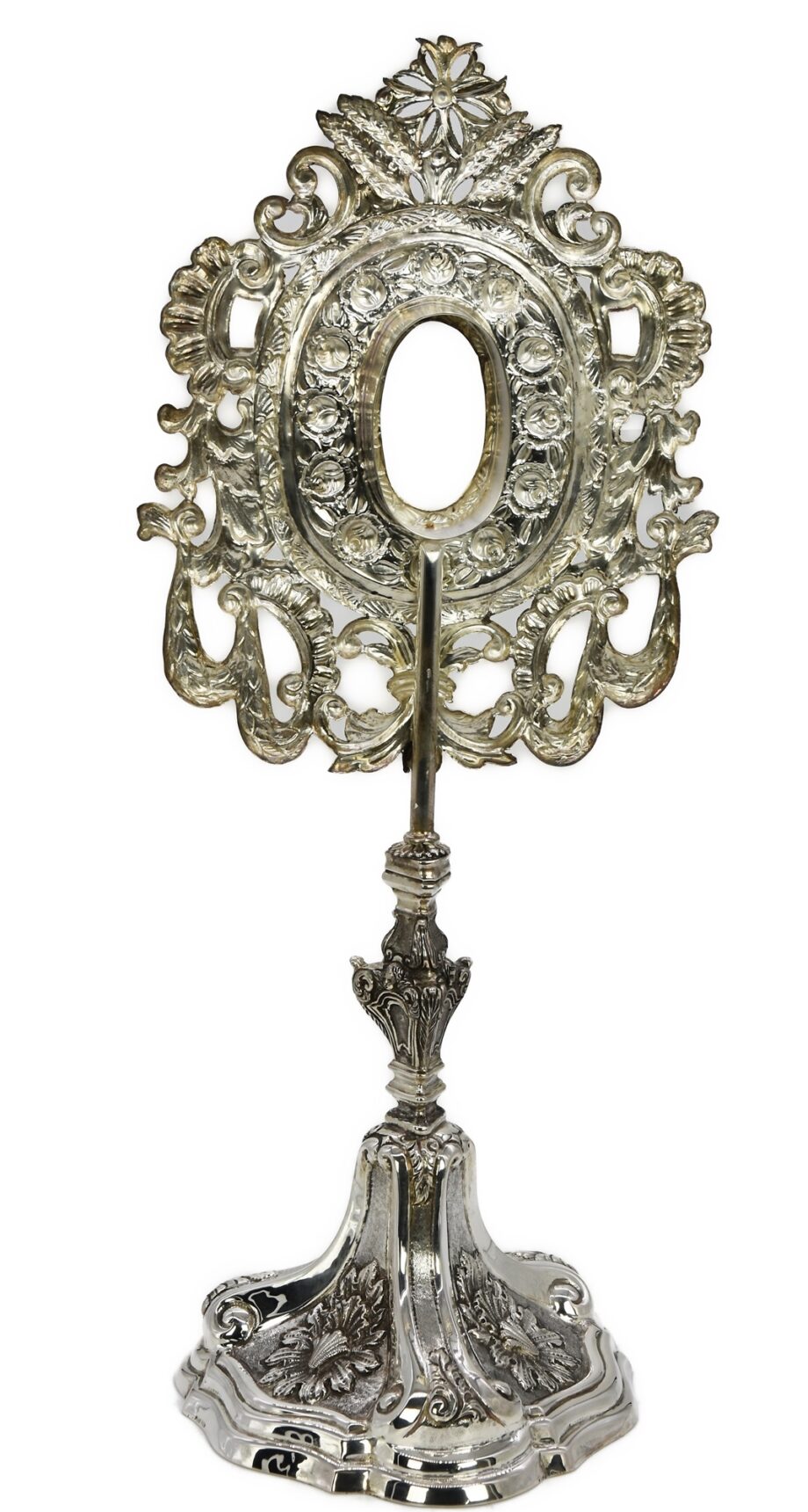 Pendentif Reliquaire Ancien Porte-photo En Argent Massif - Bijou Vintage
