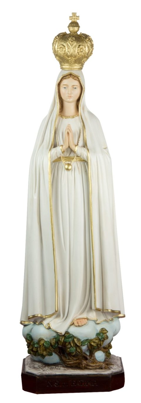 Our Lady of Fatima cm 90 / 35,5" - Our Lady of Fatima, statues of indoor-outdoor use and