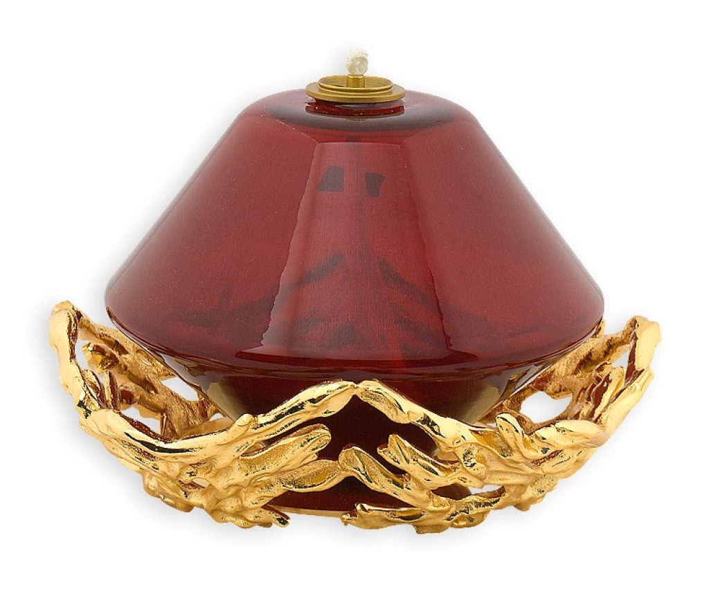 Bohemia crystal lamp Oil lamps and Laboratorio Gruppo Liturgico