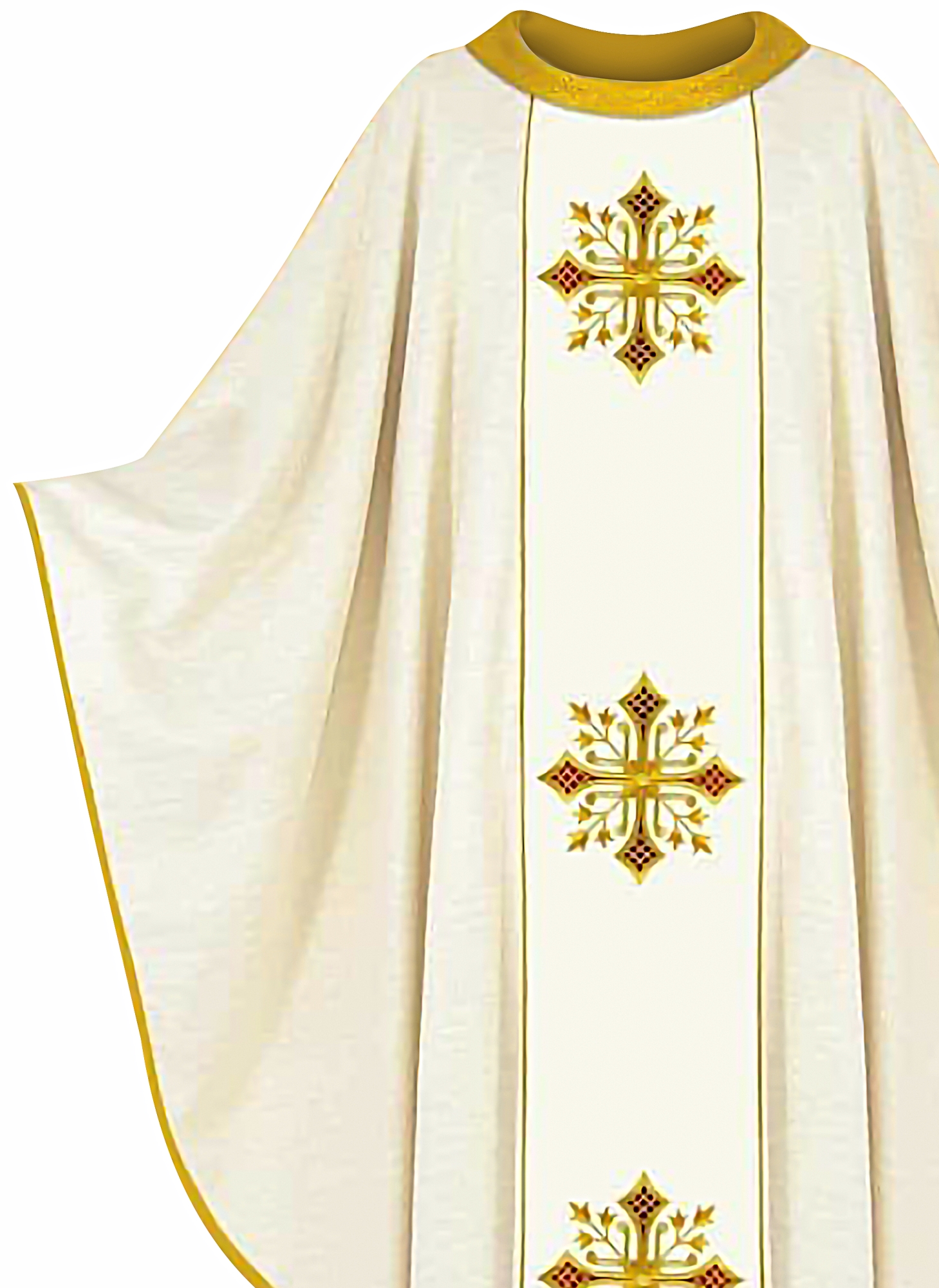 Casula - con stoloni ricamati e Laboratorio Gruppo Liturgico
