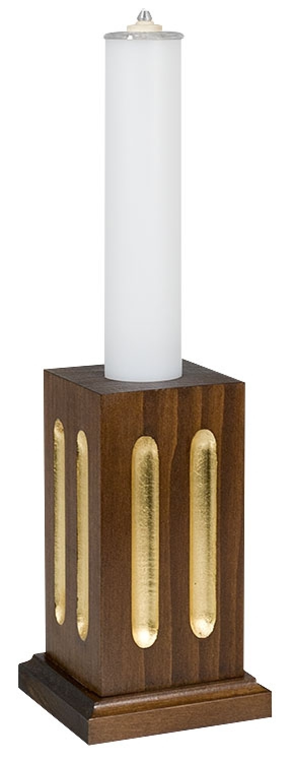 Candeliere In Legno Navida A 7 Luci, Grigio Chiaro, 60x30 Cm, Lampadario LED 3W/34V, Senza Etichetta Energetica