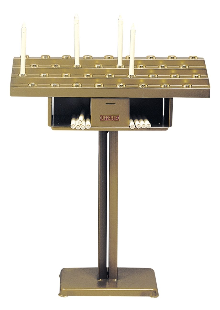“Votum Fidei” Electric votive light stand clickin electric and