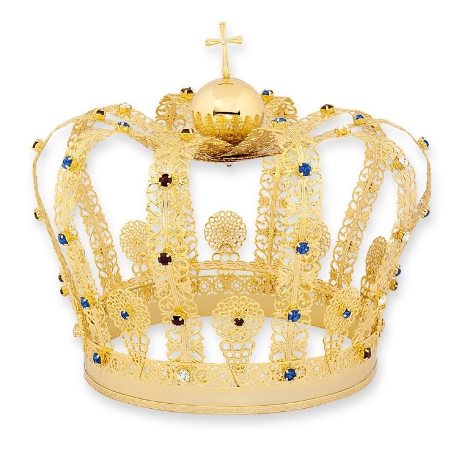 Imperial crown Halo and crowns for statues and Laboratorio Gruppo