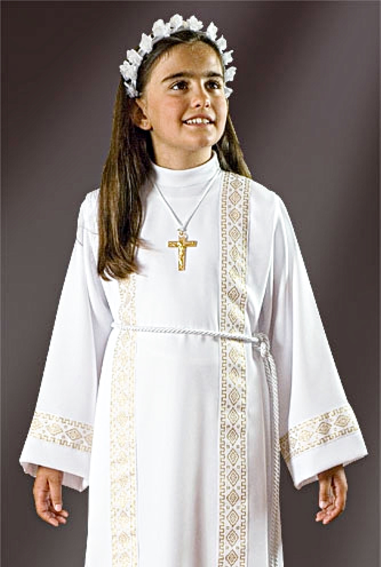 Comunione Maschio Saio Bambina Prima Comunione Tunica Prima