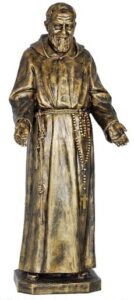 San Pio versione bronzata