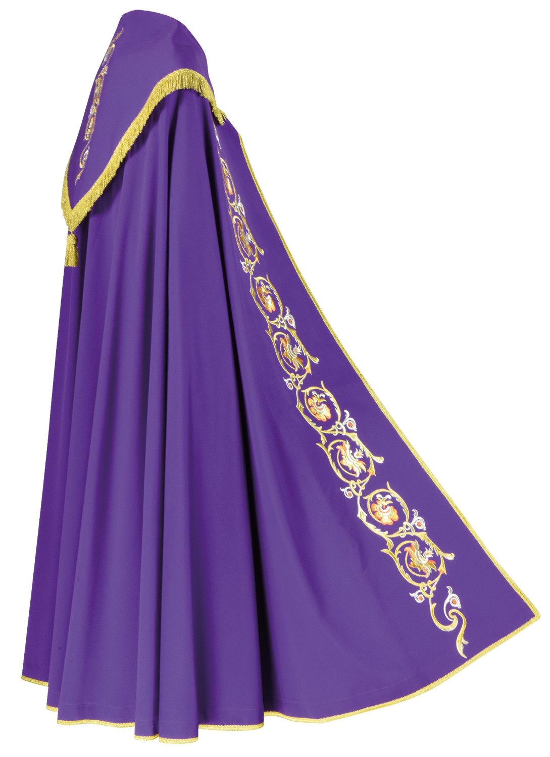 248.vi Piviale misto lana Viola