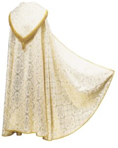 Piviale tessuto barocco antico Bianco